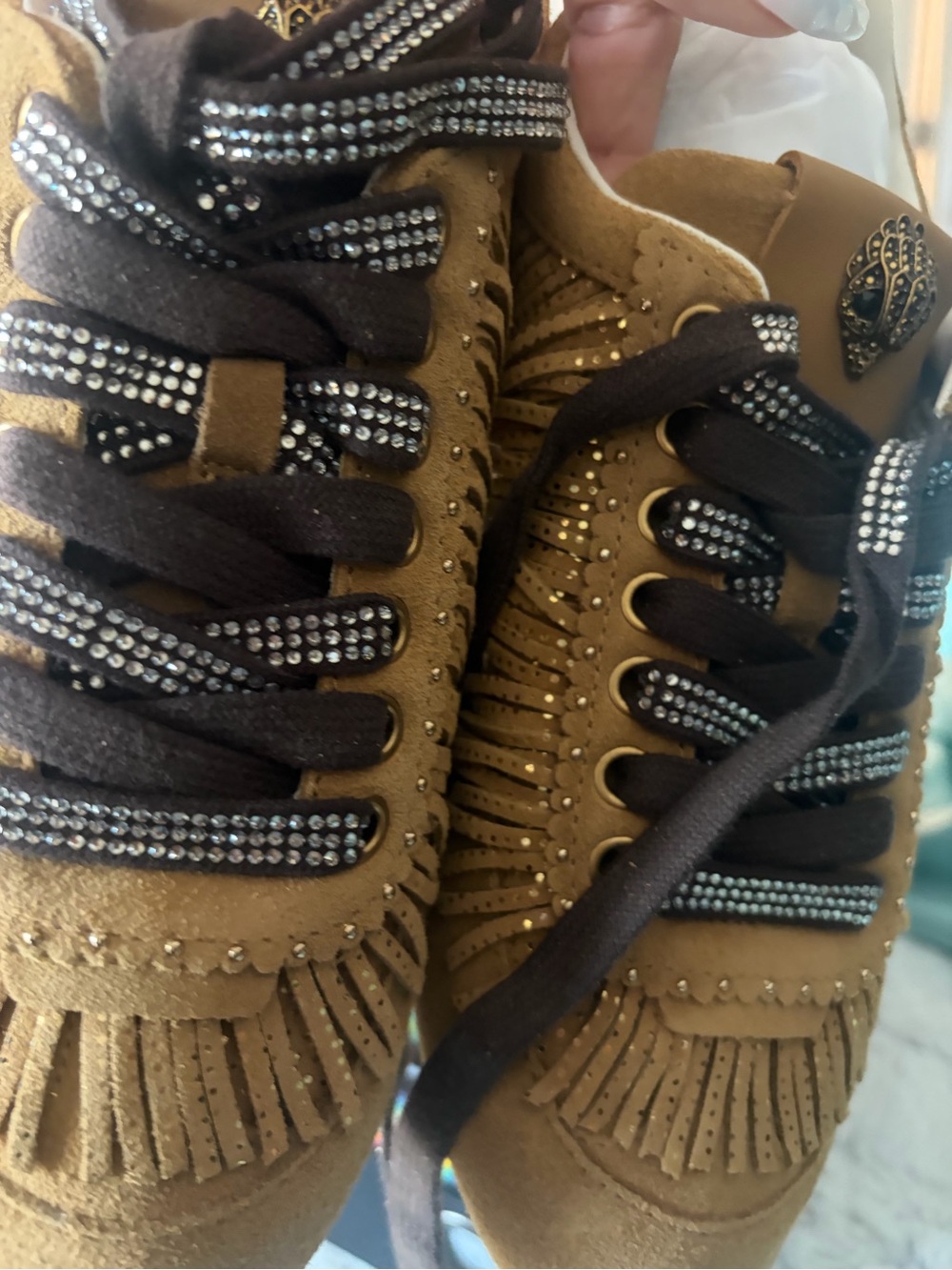 Kurt Geiger fringe sneaker